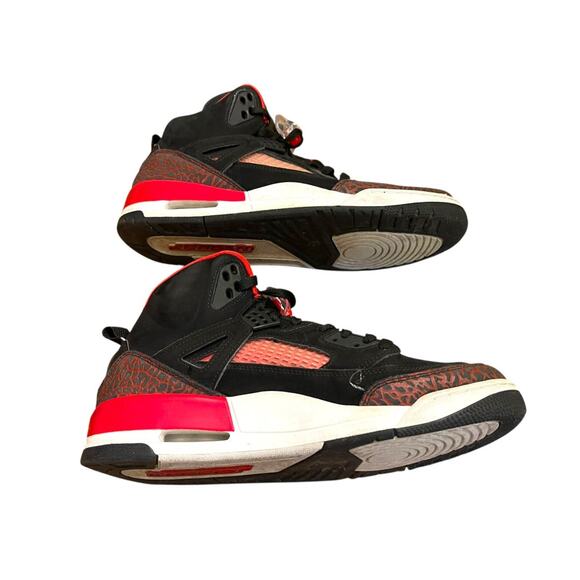 11 Nike Jordan Spizike GS Black University Red 316371-060 High Top Sneakers